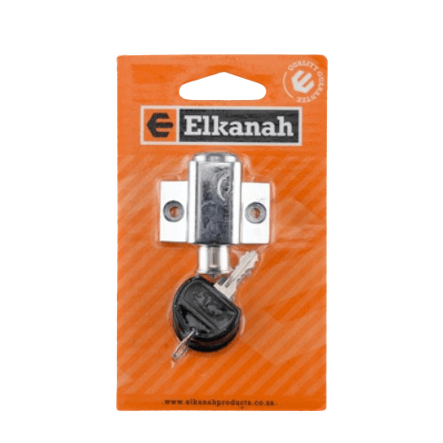 LOCK PATIO DOOR SILVER CARDED